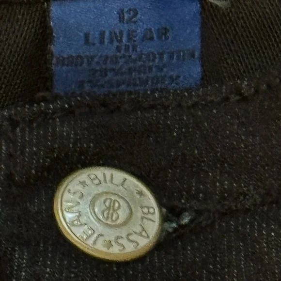 Bill Blass Vintage Dark Denim Blue 90s Business Casual Office Collegiate Jeans - Picture 4 of 5